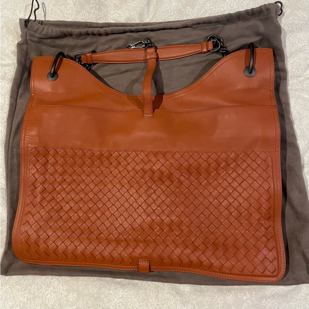 Bottega Veneta Leather soft sided Men's/women's brief/ travel case